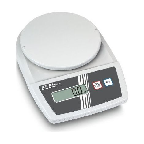 Kern - Balance de précision lecture 0,01 g portée max. 1000 g plateau ∅ 150 mm plastique - EMB1000-2