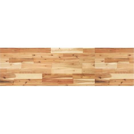 Waschtischplatte Ölbeschichtung 120x40x4 cm Massivholz Akazie (1/5)