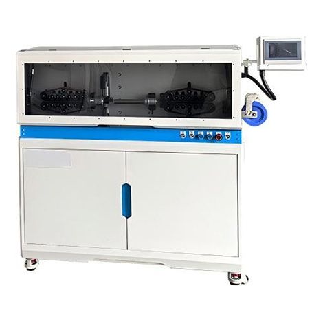 Machine automatique pour la coupe et le dénudage de câbles de grande section