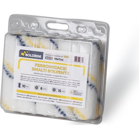 Mini rouleau, rouleau en nylon 6 mm, idéal pour vernis à ongles et vernis solvant - longueur 10 cm - lot de 10 pièces (1/5)