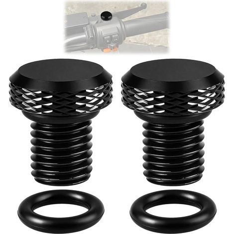 Motorcycle CNC M10 x 1.25 Aluminium Mirror Cover Caps for Motorcycle CNC M10 x 1.25 Aluminium Mirror Covers Plugs Plugs (1/5)