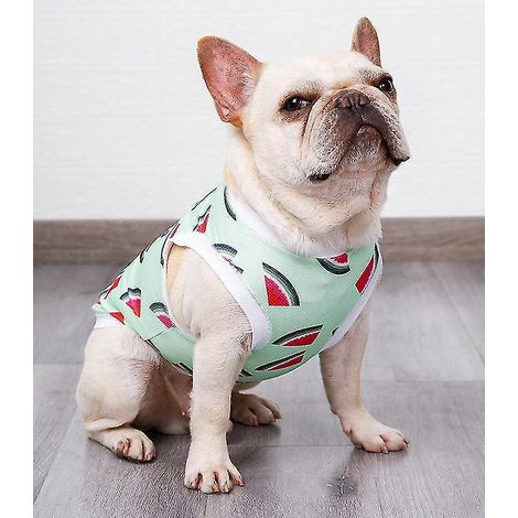 Kühlendes Hundegeschirr, atmungsaktive und kühlende Haustierweste, atmungsaktive Netzjacke für kleine, mittlere und große Hunde, ideal für Spaziergänge und Wanderungen im Freien – Grün – Größe S