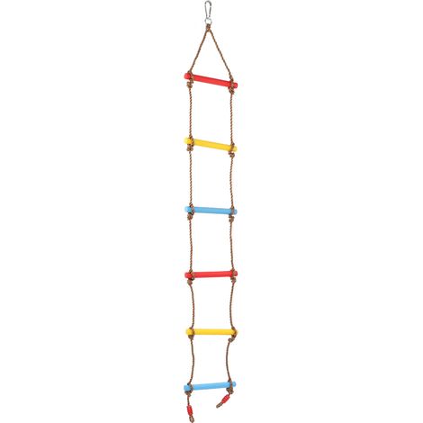 Échelle de corde d'escalade multicouche en nylon résistant à l'usure, stabilité maximale, bonne adhérence, échelle de rampement pour enfants (1/5)