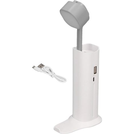 Tragbare Schreibtischlampe mit Augenschutz, 4500 mAh USB-wiederaufladbare Leselampe (Mini)