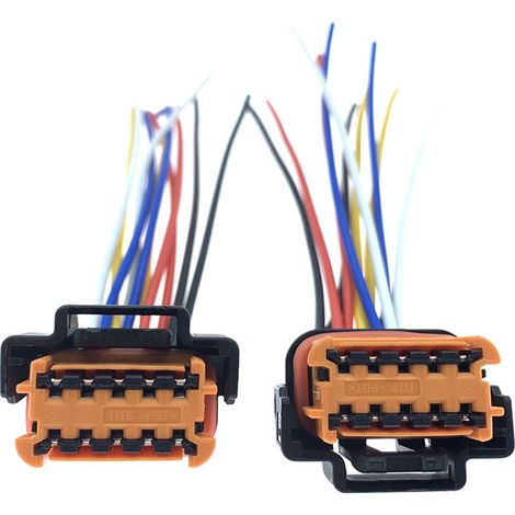 Applicable to Peugeot 308/308CC/SW headlight sockets, 408 headlight sockets (low and high beam) and front lighting wiring harness connectors -- JB1440-10