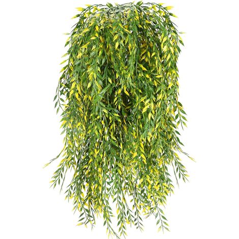 [JAMAIS UTILISÉ]Ensemble de 3 plantes artificielles suspendues fausse plante d'intérieur fausse décoration de fougère de lierre (1/5)