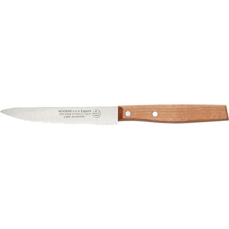 Couteau D'office Nogent Cerisier 11cm Lame Tranchante Et Manche Ergonomique En Bois De Cerisier. - Nogent