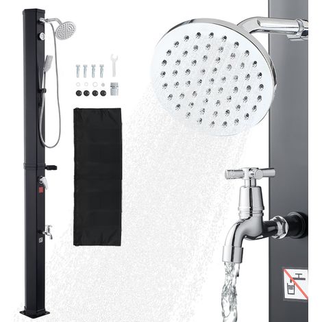 Doccia Solare da Giardino 40 L, Doccia Esterna Solare con (1/5)