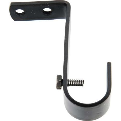 Supporto soffitto per tenda Nero (1/2)