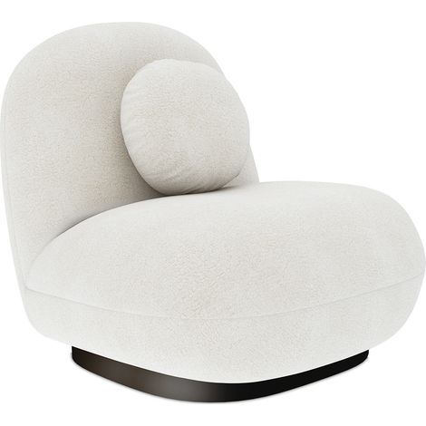 Sillón Tapizado en Tela Bouclé - Larry (1/5)