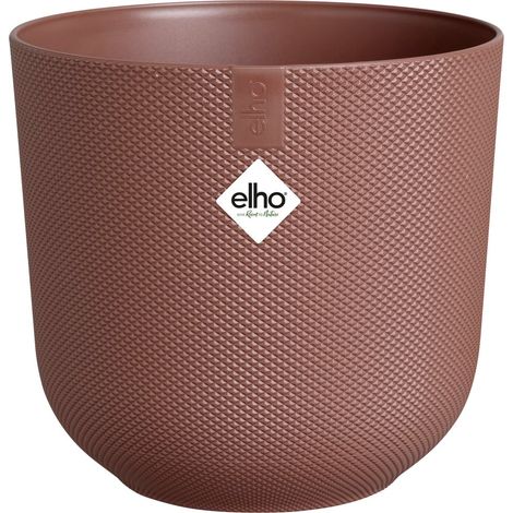 elho® Übertopf Jazz Toskanarot rund Ø 14 cm - Kunststoff