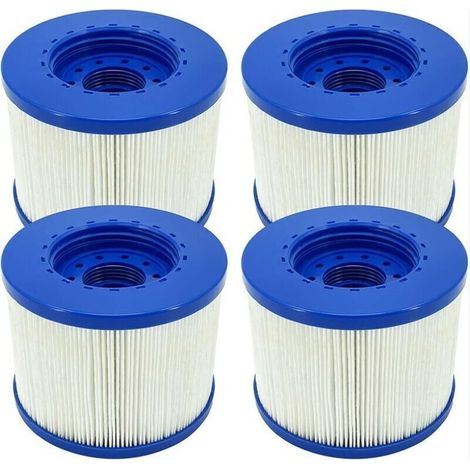 Infinite Screw-in Spa Filter Cartridge, Screw-in Filter Cartridge for Inflatable Spas, 60mm Thread, Spa Filter Cartridge, Compatible with Cosy Spa, Clever Spa and More, 4 Pieces (1/4)