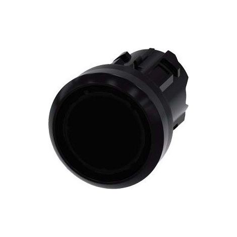 3SU1001-0AB10-0AA0 CABEZA PULSADOR RASANTE LUMINOSO NEGRO