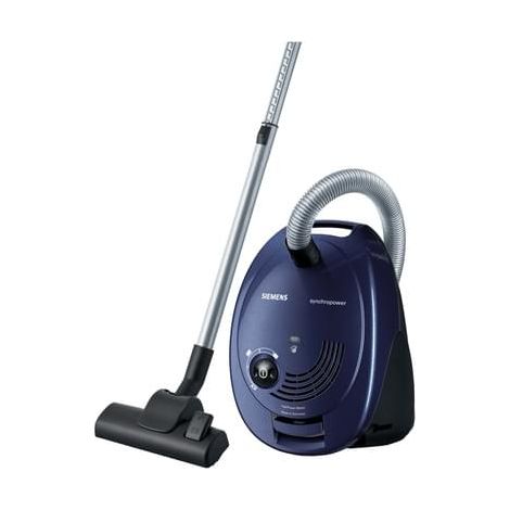 Siemens – Aspirateur avec sac 600W – VS06A111 – Tube télescopique – Rayon d'action 9m – Sac 4L pour nettoyage efficace