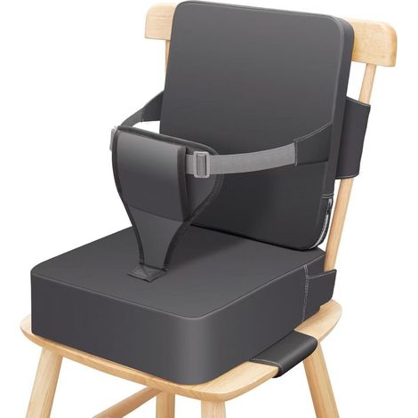 Rehausseur pour enfant en bas âge pour tables à manger/chaises de cuisine - avec dossier et ceinture de sécurité - en polyuréthane (1/5)