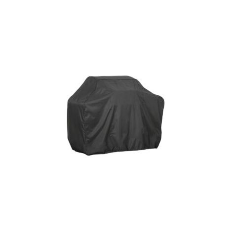 Ede Housse de gril en tissu Oxford 210D, noir enduit d'argent, imperméable, durable, indéchirable et anti-poussière, adaptée au barbecue, au gril à gaz, au gril électrique au charbon de bois, 14561117 (1/5)