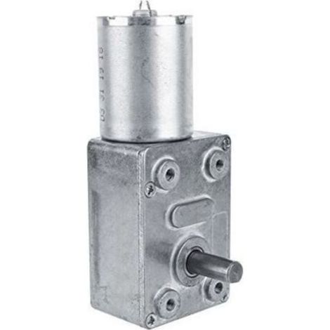 12V CC Moteur à Engrenages en Métal à Vis de Couple Élevé Turbo à Vis sans Fin Moteur à Réduction (2RPM) (1/5)