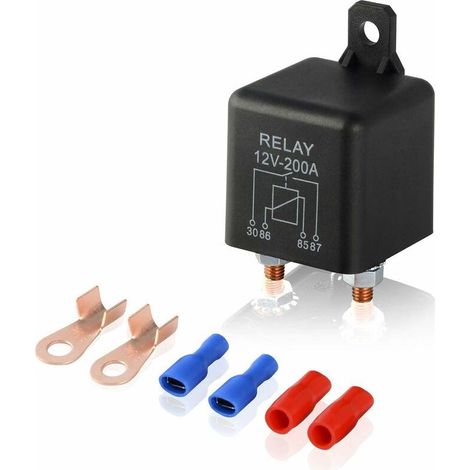 relais 12v 200a 4 pin coupleur separateur batterie pour voiture et camion resistance aux vibrations et aux chocs 100 000 operations zl180