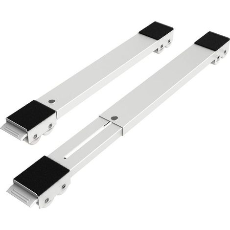 Roulettes extensibles pour lave-linge et réfrigérateur, robustes, roulettes de support pour lave-linge et réfrigérateur, pour le déménagement, lave-linge et sèche-linge, base mobile (1/5)