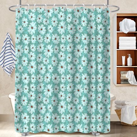 Rideau de bain 180x180 décoratif polyester pour salle de bain pour un relooking rapide de sa salle de bain (1/5)