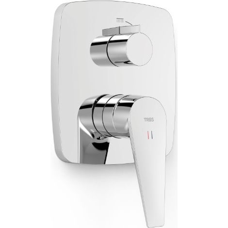 TRES 21828001 CANIGO-TRES PLUS Grifo Monomando Empotrado 2V Rapid-Box Ducha - ref: 21828001 (1/2)