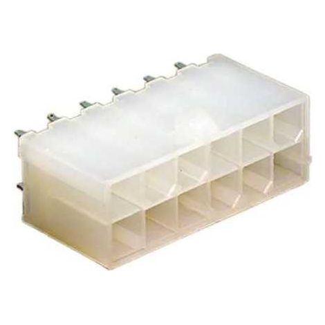 Connettore Mini Fit maschio 6x2 vie da circuito stampato