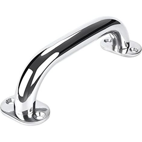 Poignée de sécurité Main Courante en Acier Inoxydable Marin Poli, for Salle Bain, Armoire, Camping-Car, matériel Yacht (1/4)