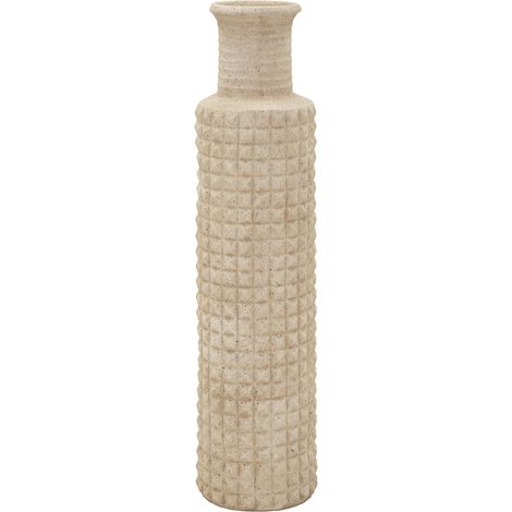 Vaso Fati, Finitura Effetto Sabbia, Diametro 14 cm, Beige (1/5)