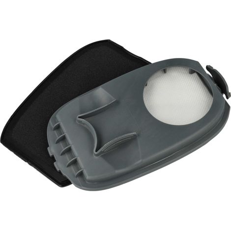 vhbw Staubsaugerfilter kompatibel mit Philips XW9465 Staubsauger, Waschsauger - HEPA Filter Schwarz Grau Weiß