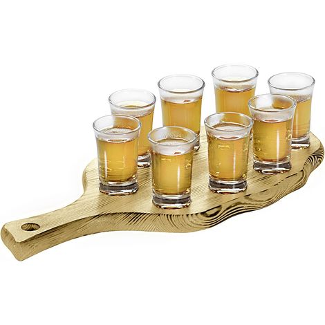 KESPER Schnapsglasträger mit 8 Gläsern