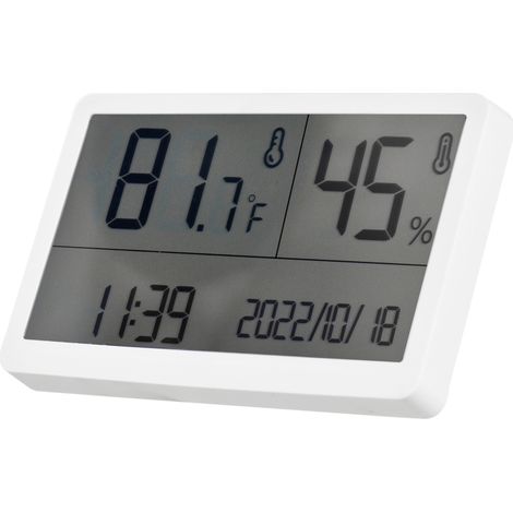 Irovami Thermomètre-hygromètre intérieur – Numérique, précis, serre – Idéal pour maison, cave à vin, plantes (1/5)