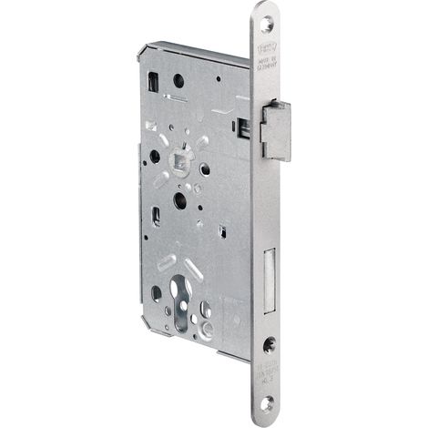Serratura a inserimento per oggetti 0515 PZW 20/55/72/8mm DIN R alluminio finitura argento lucido classe 3 zinco