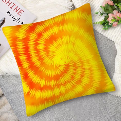 Housse de Coussin with tie-dye vert, nature (1/5)