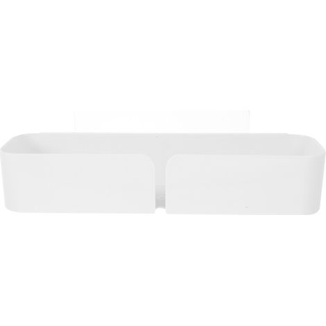 Mensola minimalista da parete, senza bisogno di forare, da fissare vicino al letto.