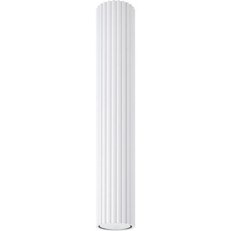 Lámpara de techo Karbon blanco aluminio 1xGU10 6.5cm Sollux