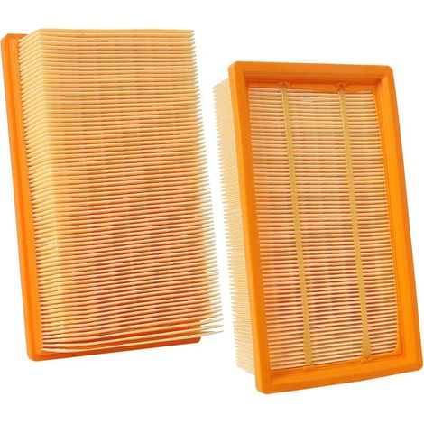 Lot de 2 filtres pour aspirateur Bosch Gas 35 L, M SFC, AFC Professional, plissés plats pour NT 25/1 Ap (1/5)