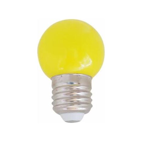 GELBE LED-Glühbirne 1W 230Vac 360º.