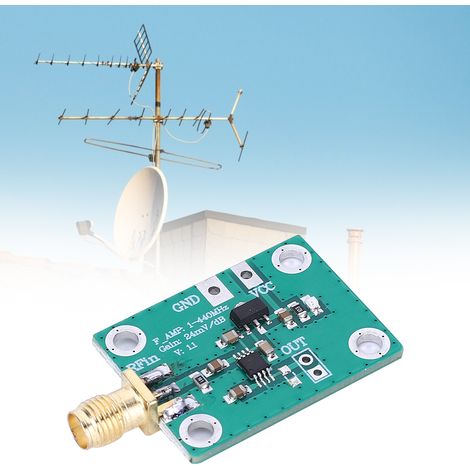 Carte de détection logarithmique RF AD8310 1‑440 MHz, testeur de puissance, composant électronique (1/5)