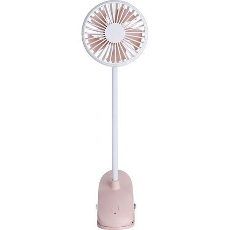 USB-wiederaufladbarer tragbarer Tischventilator, Mini-Flexibler Clip-Ventilator (1/5)