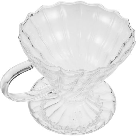 Klarer Glas-Kaffeefilter