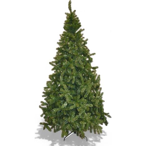 Albero di natale campiglio artificiale verde con apertura ad ombrello e base in resina Gardena - H180 - 615 rami cm (1/4)