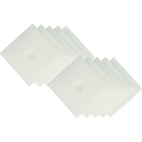 vhbw 10x Filtro de aire compatible con Lunos Skalar, LRK-S, LRA-S, LRK-2S ventilador