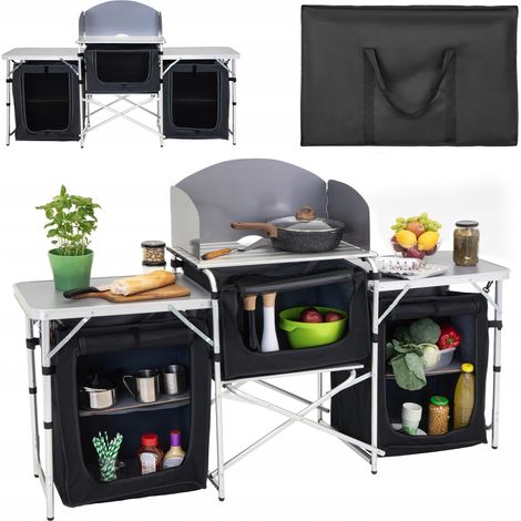 MOBILE DA CUCINA TURISTICO borsa da giardino pieghevole tavolo da CAMPEGGIO