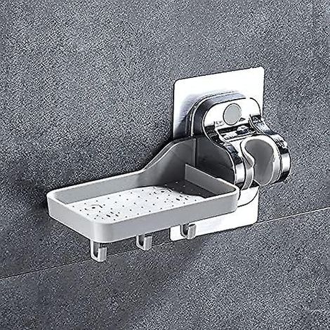 Support adhésif pour pommeau de douche à main avec angle réglable (1/5)
