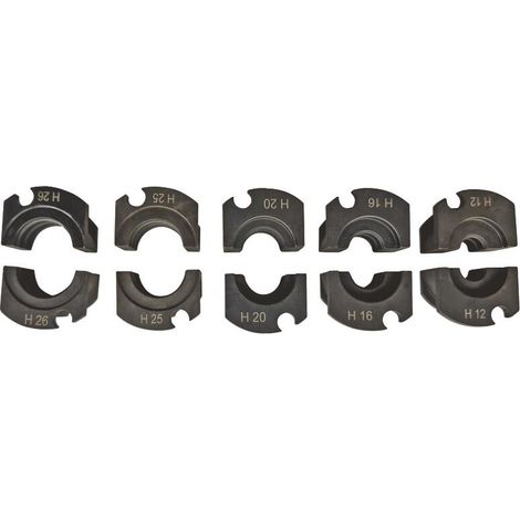 Lot de mâchoires Profil H