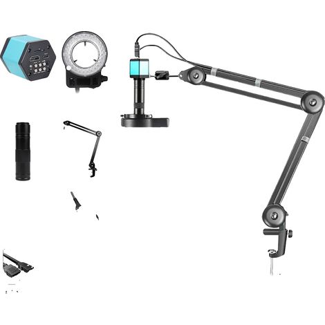 Microscope Numérique, 4K UHD, Lentille Monoculaire, Kit de microscope 4K, 150X (1/2)