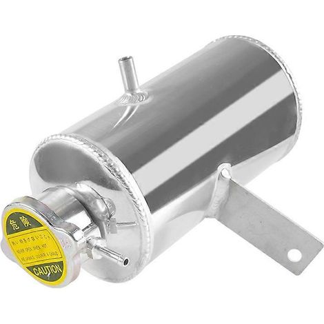 Kit universel pour vase d'expansion de liquide de refroidissement en aluminium 1,5 L compatible avec bouchon argenté (1/5)