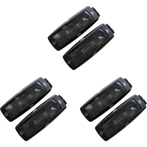 3B0947291 Schwarze 6-teilige Deckenleuchte mit Kartenlesefunktion für VW Käfer, Bora und Superb (1998–2005) 3B0947291B