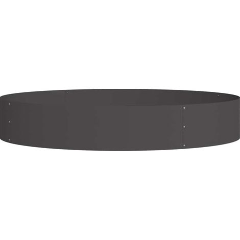 Maison Exclusive - Pflanzenring Schwarz 120 x 120 x 20 cm Kaltgew