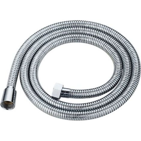 Flexibler Duschschlauch – Explosionsgeschütztes, geflochtenes Edelstahlgewebe – Universelles 1/2-Zoll-Gewinde – Für Warmwasserbereiter und Dusche – 1,5 m (1/5)